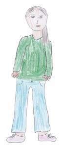 Frau Bartsch gemalt von Johanna