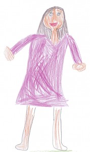 Frau Eckerth gemalt von Karina